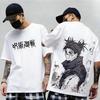 Jujutsu Kaisen Japan Anime Print Short Sleeves Tshirt Cotton Unisex Unisex Kid Clothes Round Neck Harajuku Y2k New Arrival Tops