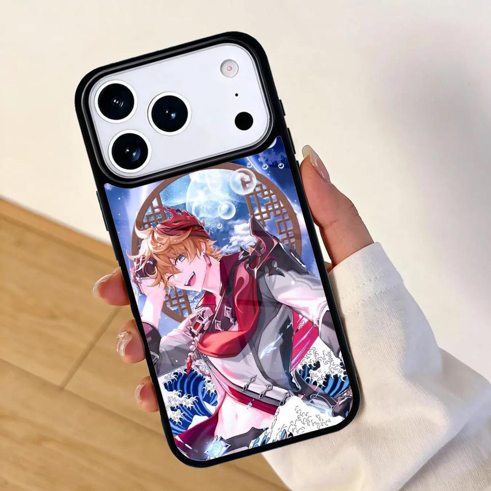 Tartaglia Genshin Impact Phone Case For Apple iPhone 17 air 16 Pro Max 15 Pro Max 14 13 12 11 Mini Back Cover
