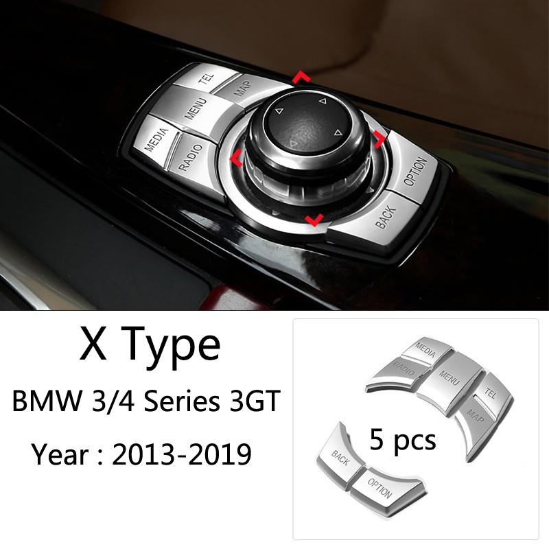 Car Inner Center Console Gear Shift Box Sequins Cover Trim Strips Sticker covers For BMW 3 4 Series 3GT F30 F31 F32 F33 F34 F36