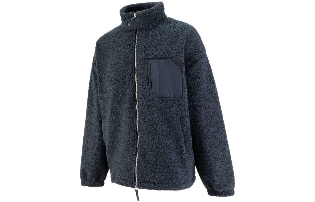 PUMA MMQ Sherpa Jacket Unisex Black Purple 536625-43 XL