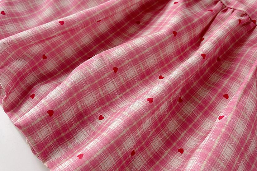 0-5 Years Girls' French Puff Sleeve Summer Dress