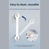 2pcs Extra-Strong Suction Grab Bars Safety Handles No Drill Installation For Home Bathroom Accessories