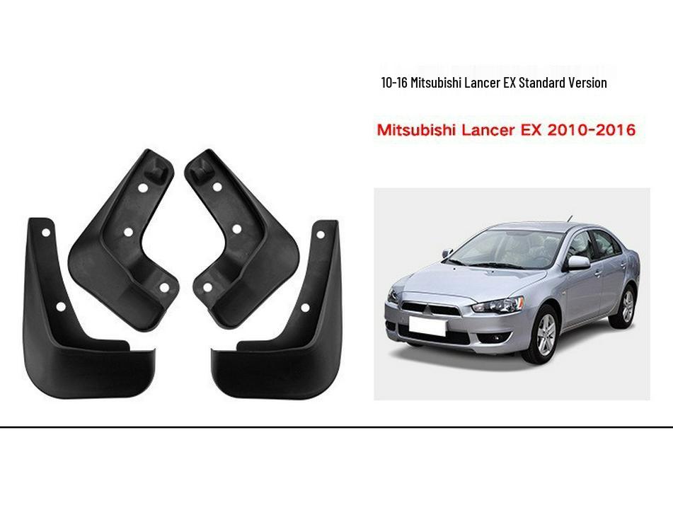 Mitsubishi Lancer Yi Shen Grandis Front & Rear Leather Mud Flaps