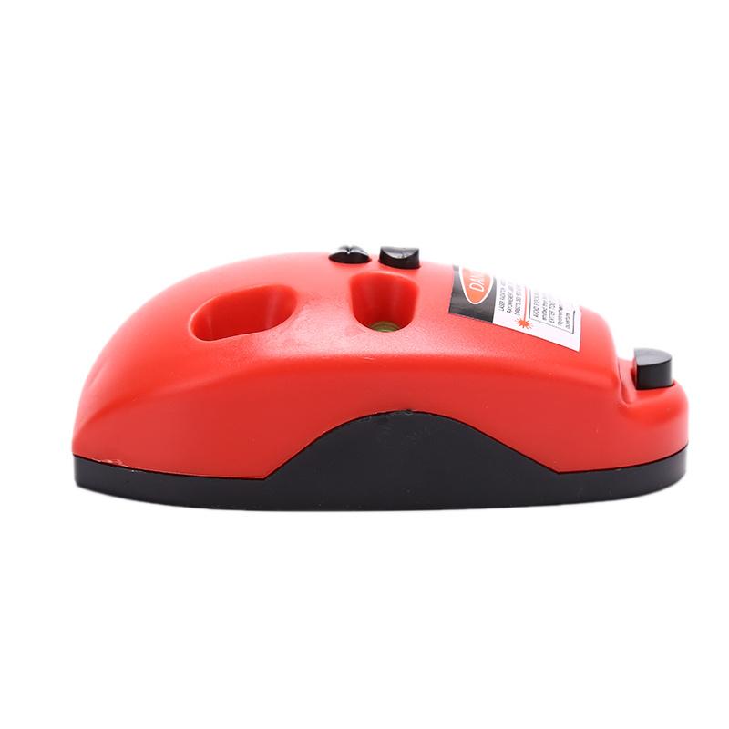 Mini Portable Vertical Level Laser Laser Spirit Straight Level 90 Degree Mouse-Shaped Plastic Self-Leveling Diy Measuring Tool