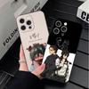 A-Attack On T-Titan Mikasa Soft Phone Case for iPhone 16 16E 17 Air 15 Pro Max 14 Plus 13 Mini 11 12 7 Black Cover Back Shell