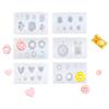 Samcos Miniature Silicone Set of for Epoxy UV and DIY and More Molds, 16, Sweets, Bread, Donuts, Resin, Resin, Crafts, Accessories, Keychains,