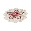 Embroidery Flower Cup Pad Flower Pattern Doily Tablecloth Placemat  Table Decoration