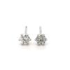 18K White Gold Diamond Stud Earrings [KASHIMA] 0.2ct