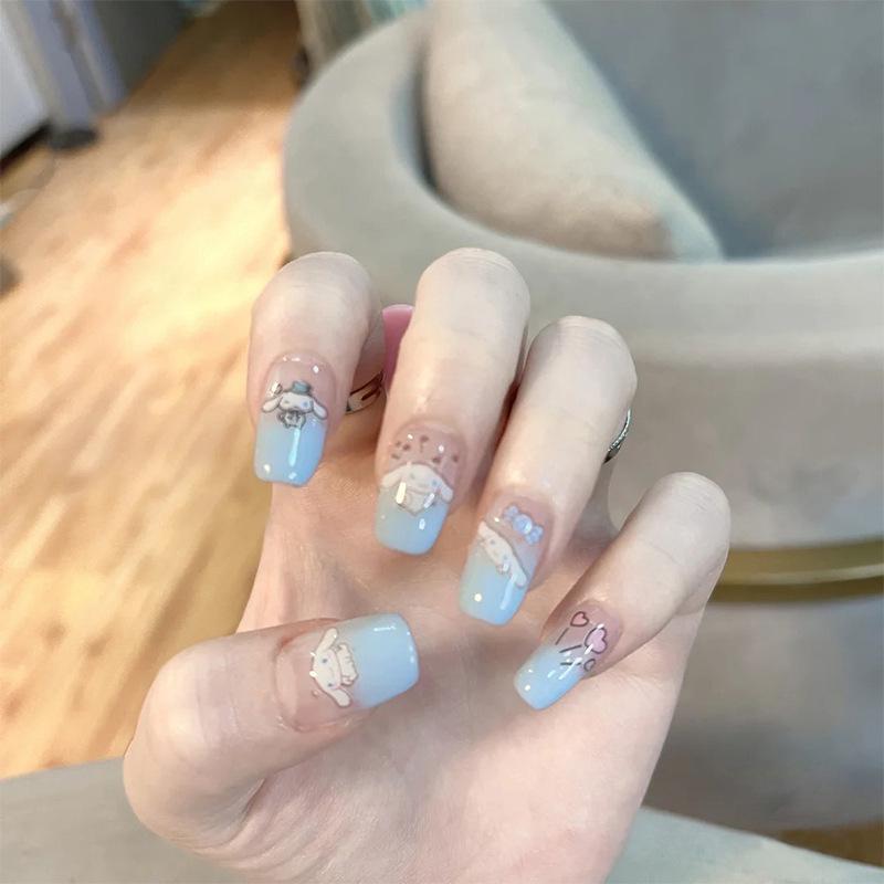 Cinnamonroll Heart Small Candy Nail Art Wearable Nail Tips & Stickers