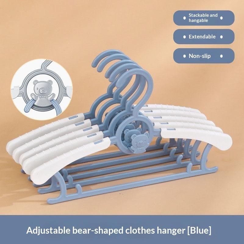 10Pcs Baby Clothes Hanger Thickened Plastic Non Slip Kids Garment Rack Small Size Infant Clothing Hanger For Home Laundry Closet