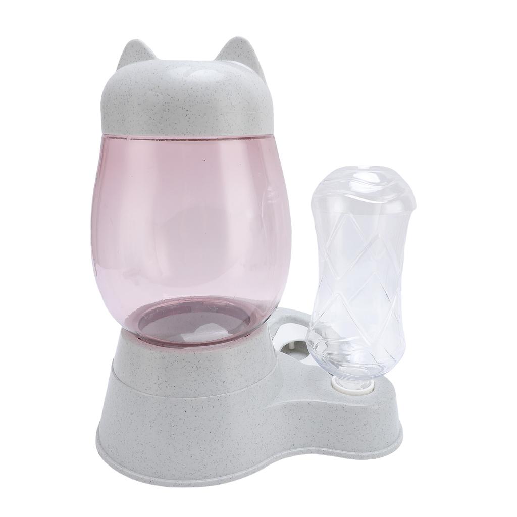 Distribuitor Automat de Apă pentru Animale de Companie cu Bol Multifuncțional Capacitate Mare Set Hrănitor și Adăpător