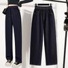 Dimanaf 2025 Plus Size Jeans Autumn Denim Women Jeans Pants Elastic Basic Blue High Waist Trousers Oversize New Pants 5XL