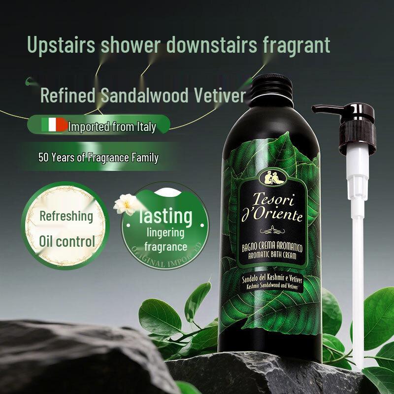 Tesori D’oriente Sandalwood & Vetiver Fragrance Shower Gel for Men