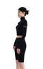 Leeoweeo Zip-Up Long Sleeve T-Shirt (Black)
