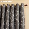 1 Stück NAPEARL Französischer Antikstil Vielseitige bedruckte Vorhänge Vollverdunkelungsvorhänge für Schlafzimmer Wohnzimmer Balkonfenster zur Heimdekoration