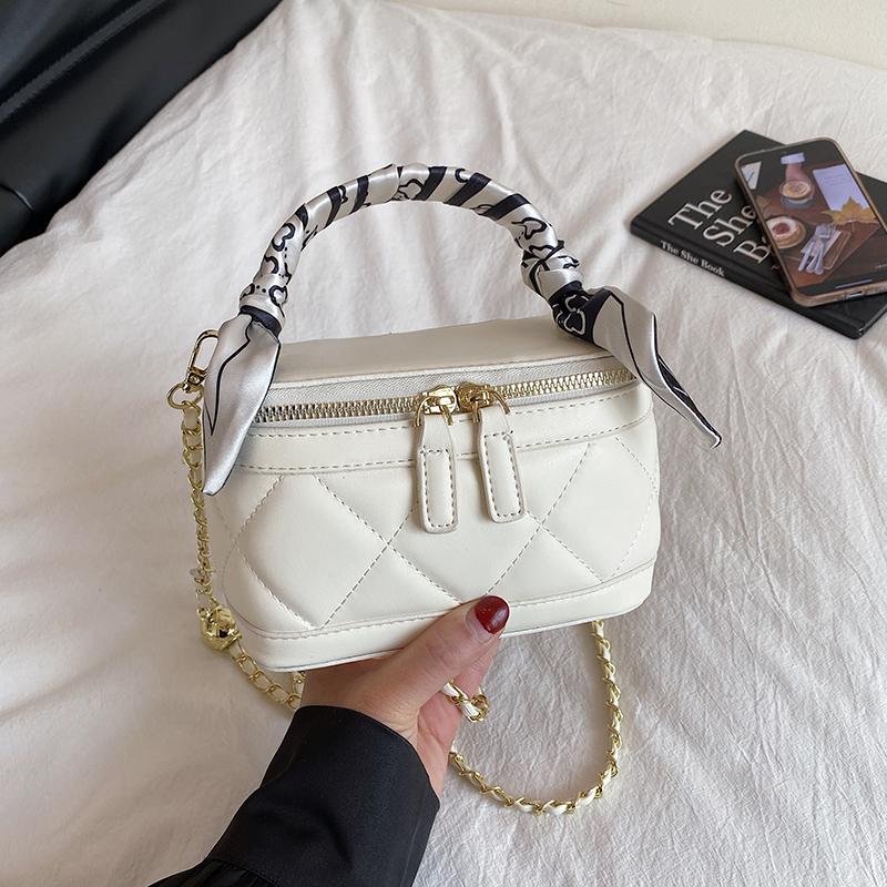 

Red Clutch Bag For Women Trend Mini Box Crossbody Phone Bag Fashion Lipstick Pack Chain Shoulder Bag Lady Handbag Zipper Wallet Mini(Max Length 20cm) білий