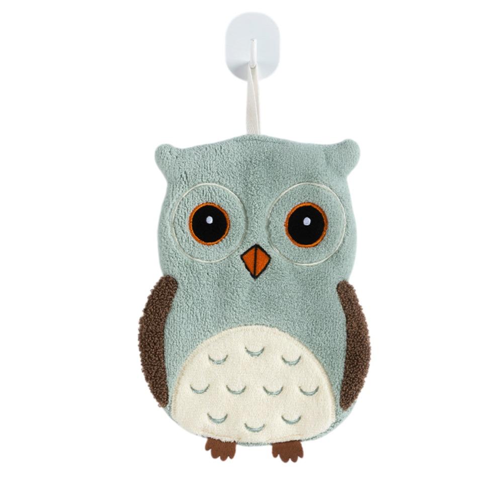 Soft Kitchen Handkerchief Hangable Cleaning Cloth High Quality Bathroom Kerchief  Kitchen Home зелёный