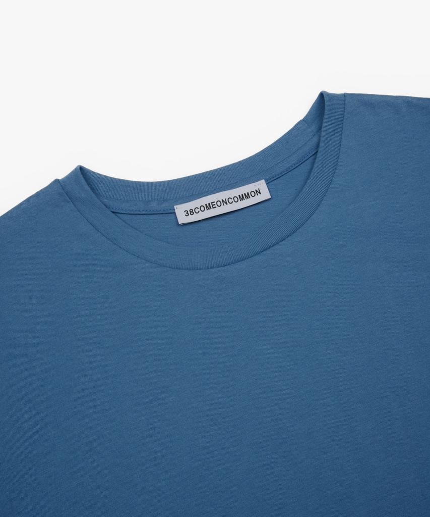 38COMEONCOMMON Regular Cotton T-Shirt (Dusty Blue)