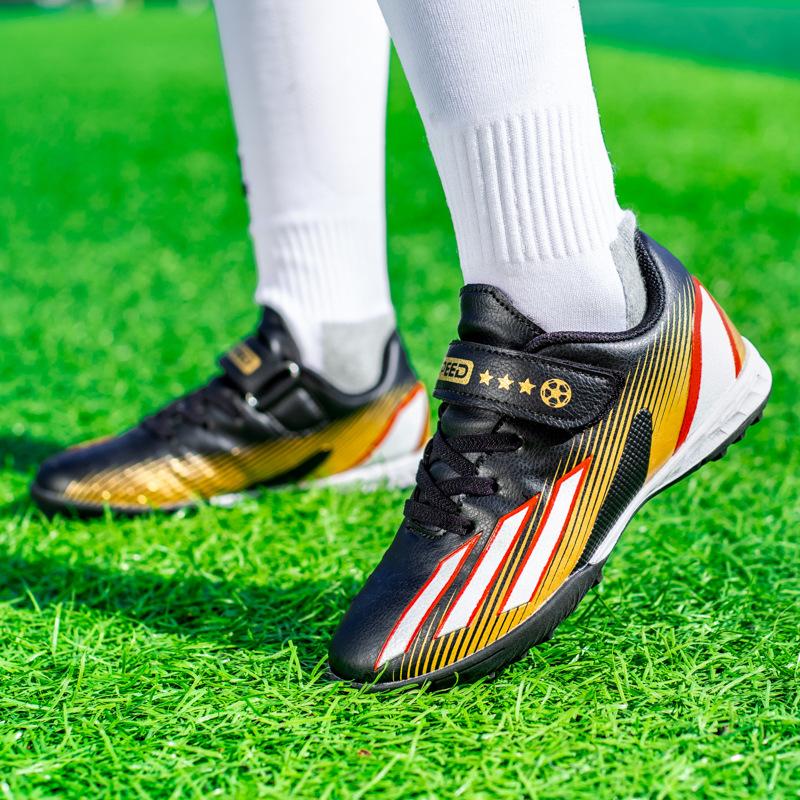 Professional Football Shoes Men's and Women's Broken Nails Tf Primary and Secondary School Students Children's Sports Grass Training Non-slip Snea
