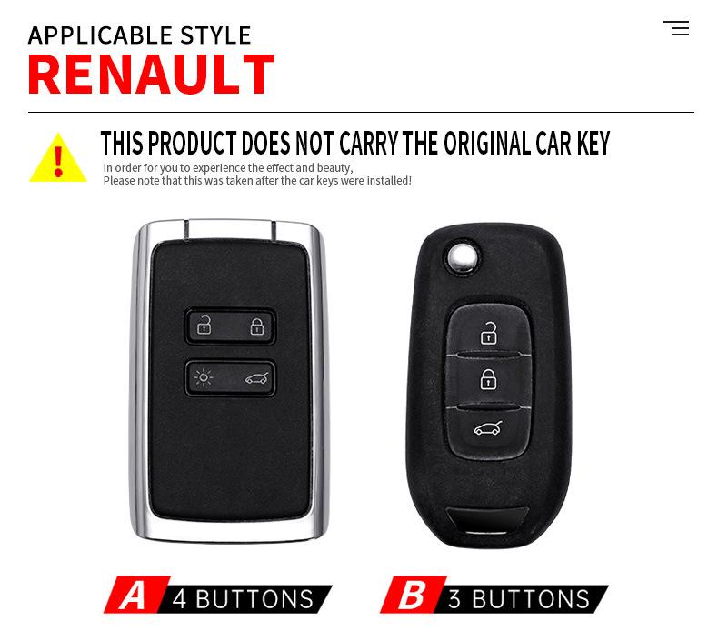 Renault Key Bag for 18 Model Koleos, Kadjar, Espace, K-Bin Car Keys