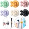 Silicone Toothbrush Holders Waterproof Self Adhesive Multi-Function Hooks Toothbrush Holders