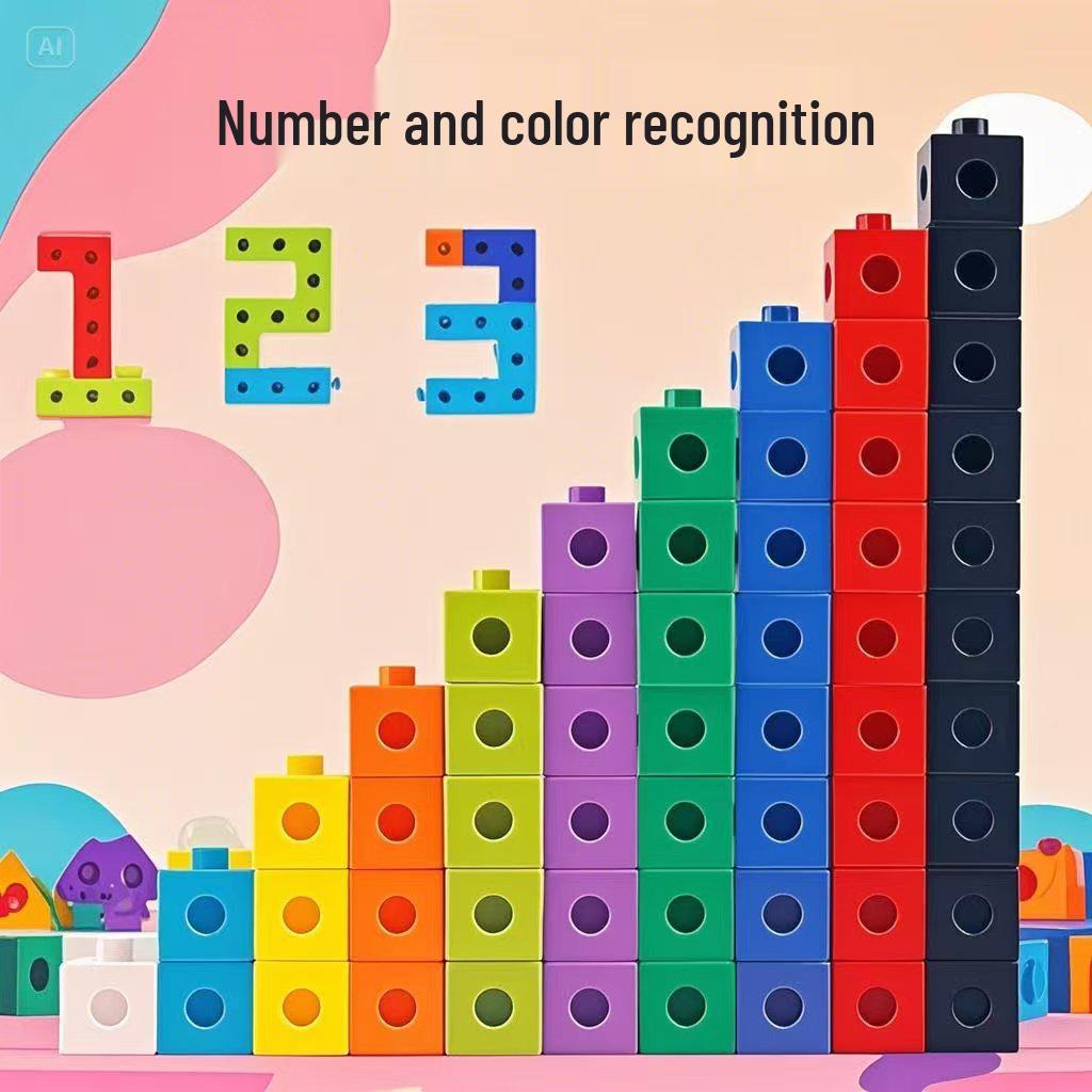 Early Childhood Educational Puzzle Blocks – Large Particle Assembly Toy