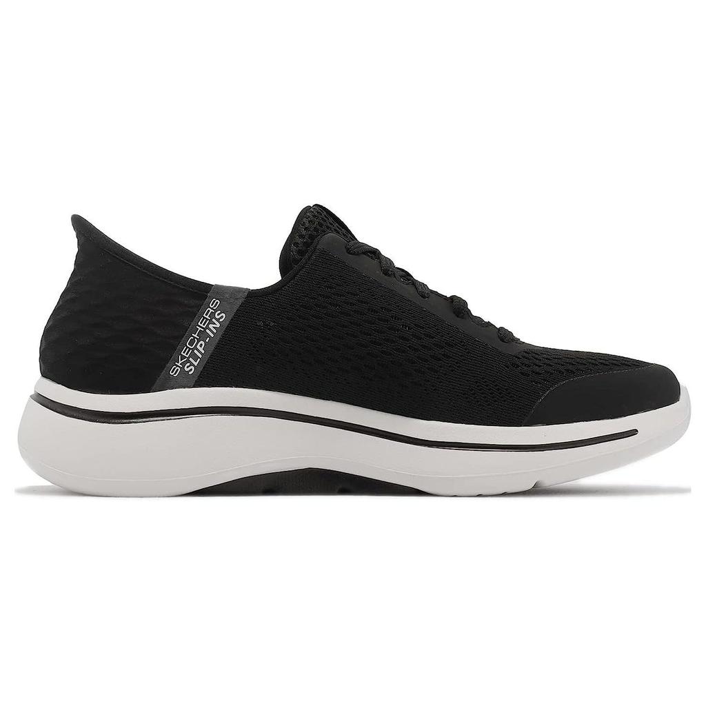 Skechers Go Walk Arch Fit Slip-Ins Comfortable Lightweight Low-Top Casual Shoes Men Sneakers Black 216258-BLK
