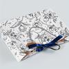 5 Stück Papiergeschenktüten mit Blumendruck, faltbare Geschenk- und Einkaufshandtaschen für Geburtstag, Hochzeit und Weihnachten, für den täglichen Gebrauch und als Feiertagsverpackung