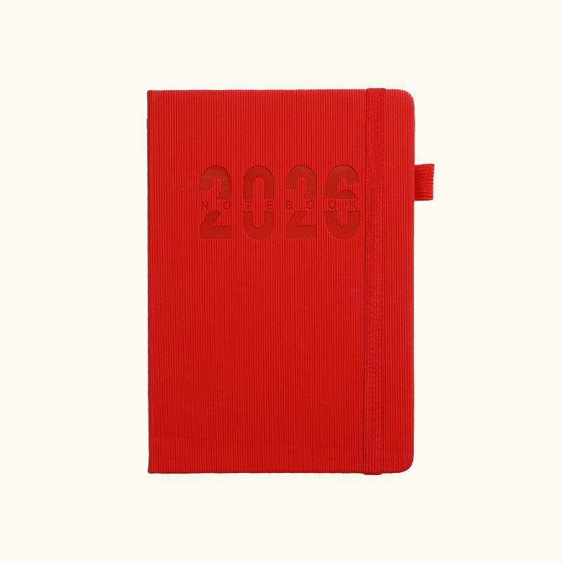 2026 Cross-Border English Diary with Band: Annual Calendar, Weekly Planner, 365-Day Efficiency Notebook
