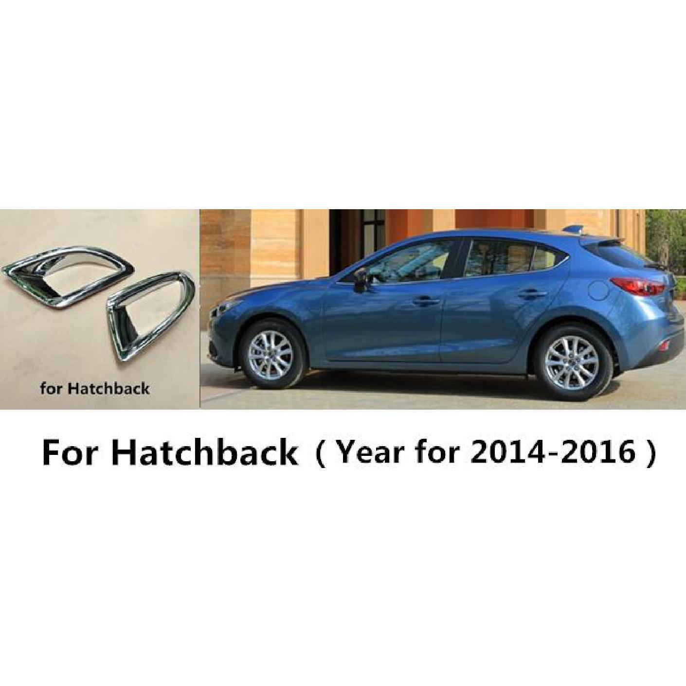 

Автомобильная хромированная крышка из АБС-пластика, накладка сзади, задняя противотуманная фара, рамка лампы, панель для Mazda 3 Mazda3 Axela M3 2014 2015 2016 2017 Hatchback 2014-2016