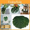 Jungle Theme Faux Plant Decor Pack With Simulated Tropical Leaves For Home Decor