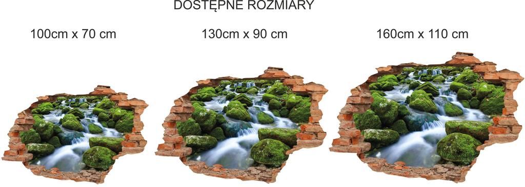 3D stickers photo wallpaper brick view 160 x 110