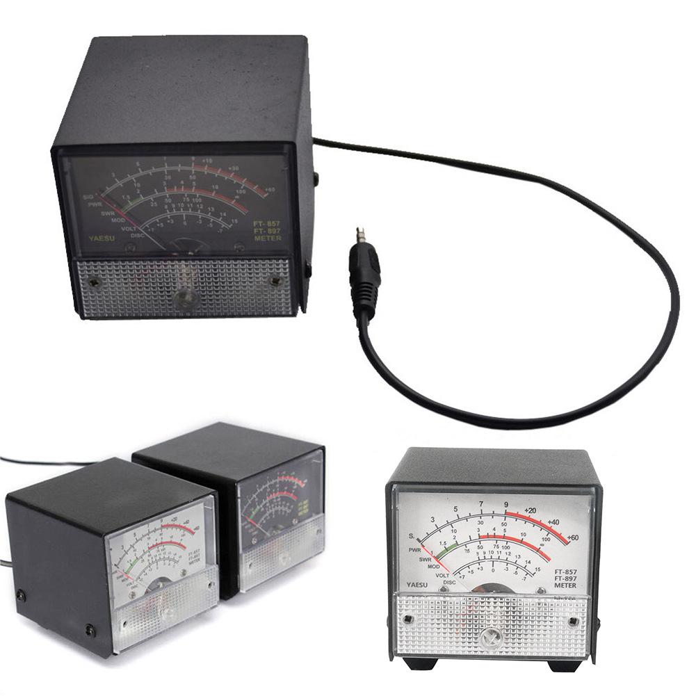 

SWR Watt Meter High Precision SWR Watt Power Meter Receive Display Standing Wave Meter for Radio Antenna White