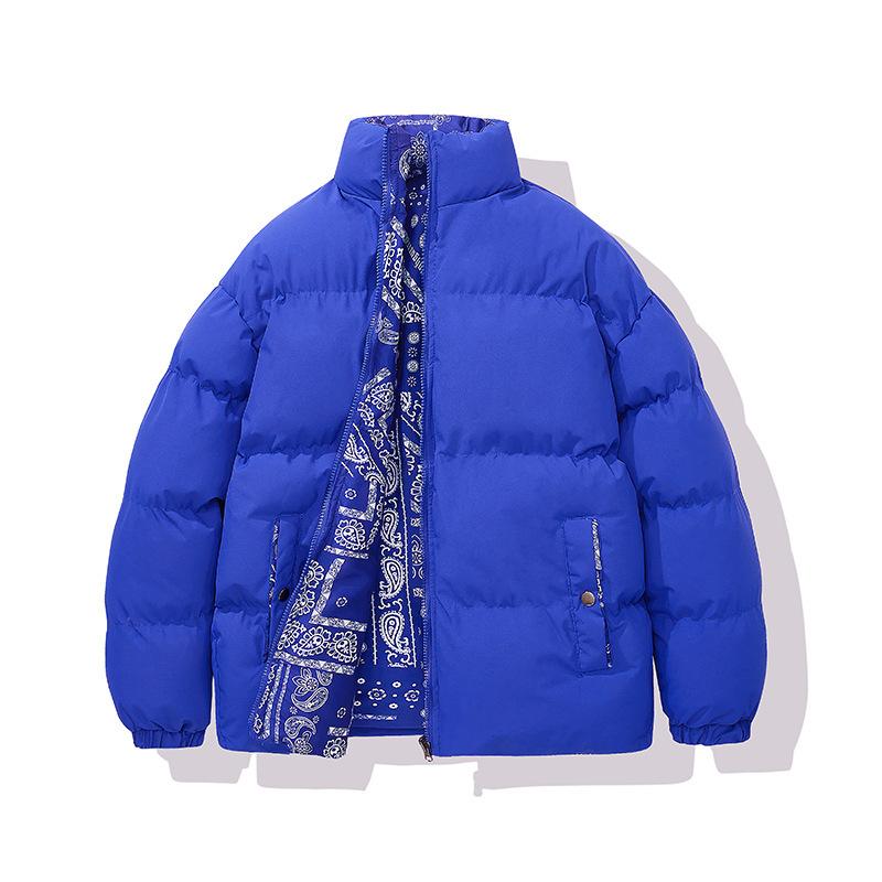 Doppelseitige Baumwolljacke Herrenjacke Winter Baumwolljacke Verdickt Übergröße Eigenständig Perlenbaumwolljacke Herrenjacke