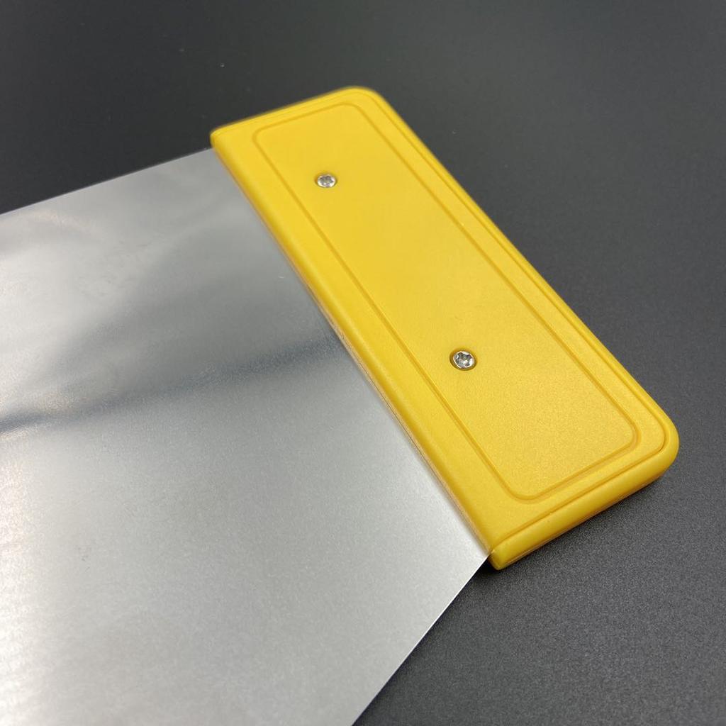 Yellow Stainless Steel Car Squeegee Vinyl Film Sticker Wrapping Tool Install Squeegee Scraper Vehicles Decal Tools