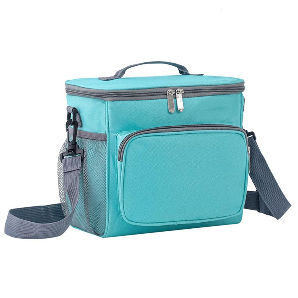 Insulated Lunch Bag Wide-Open Cooler Bag Large Capacity Picnic Organizer Bag Adjustable Shoulder Strap for Picnic Hiking Beach