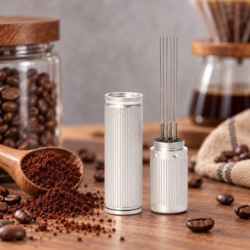 6 Needles Espresso Distribution Tool Stainless Steel Espresso Stirring Tools  Brewing