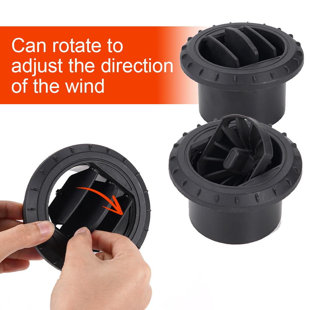 1Pc 75mm Diesel Parking Heater Exhaust Port Rotatable Air Vent Ducting Outlet Exhaust Joiner Connector For Car Truck VAN Camper