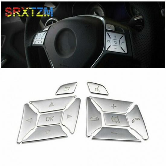 Auto Car Steering Wheel Panel Switch Sticker for Mercedes Benz Class B W246 2014