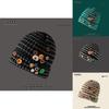 Cozy Knit Beanie For Women And Men With Stylish Button Design Warm Winter Hat