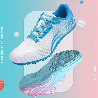 Chaussures d'Athlétisme Homme Femme de Haute Qualité Neuves Chaussures à Pointes Respirantes Antidérapantes Chaussures à Pointes d'Extérieur Baskets Professionnelles