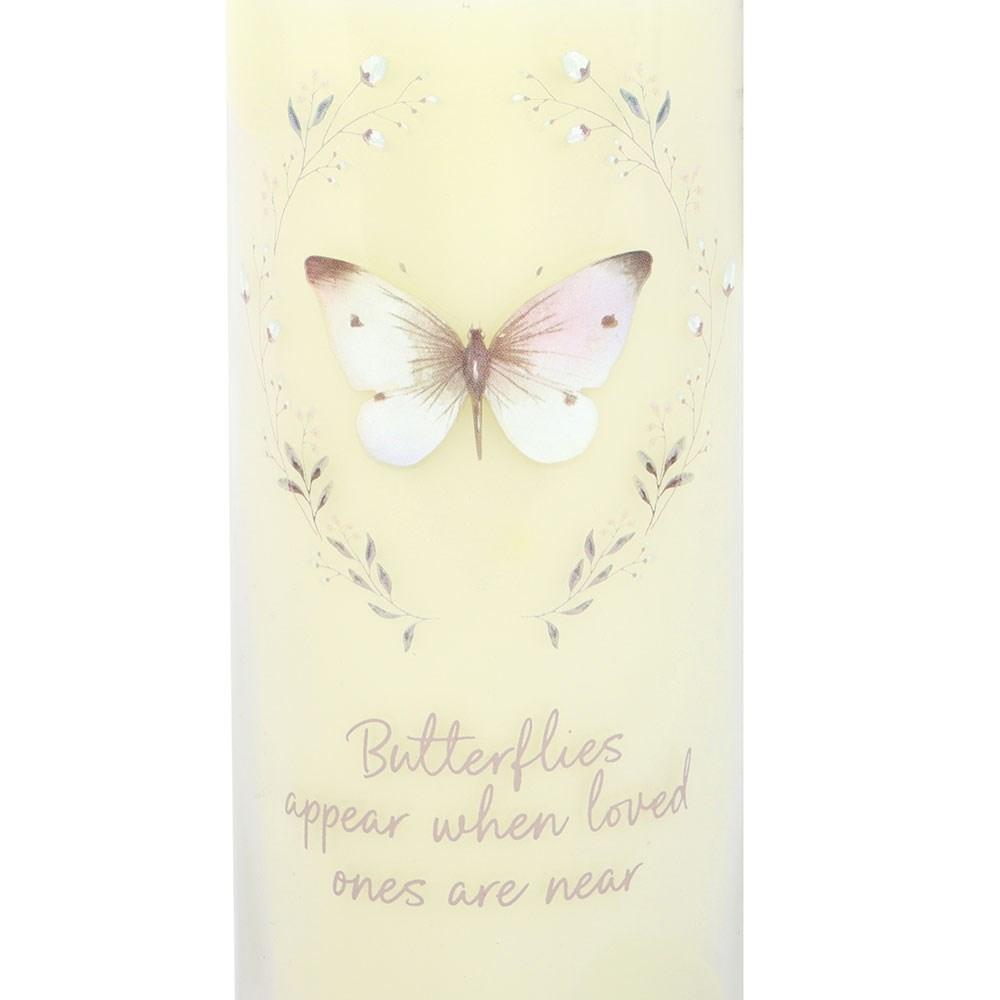 Something Different Butterflies Appear Vanilla Tube Candle