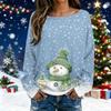 Christmas Sweatshirts For Women Knit Sweater Cute Shirt Fall Crewneck Pullover Tops