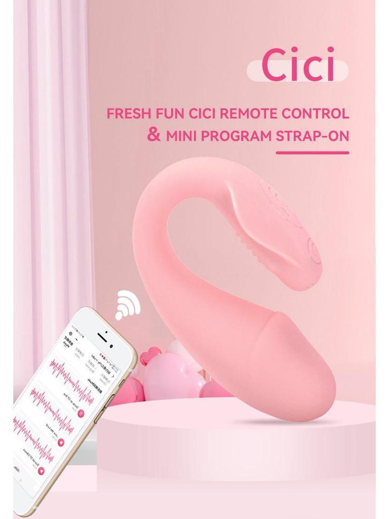 Pipi Pig Wireless Remote Vibrating Egg for Women - Erotic Adult Toy