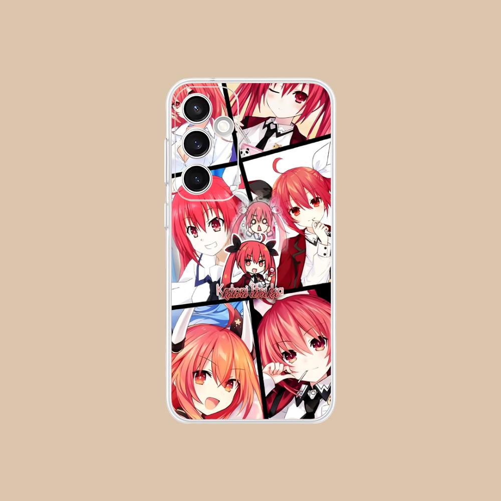 Date a Live Kotori Itsuka Klare Handyhülle für Samsung Galaxy S25 S24 S23 S22 S21Plus FE Ultra Bunte Hülle