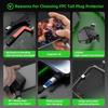 Ergonomic Type C Phone Tail Plug Converter Compatible Multiple Devices Featuring Flexible and Fast Speed Data Transfer