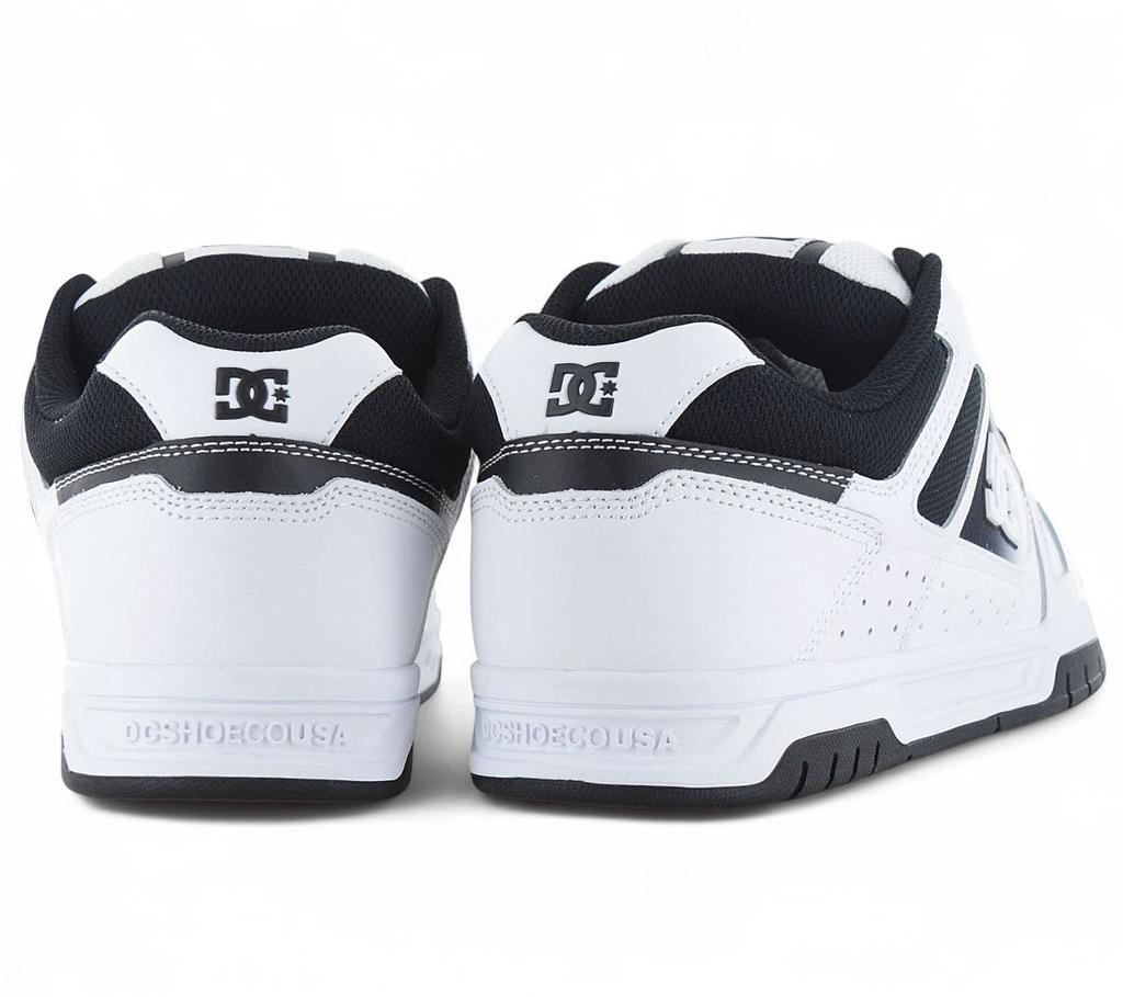 DC Shoes Stag - Herren Sneakers Skater Skate Schuhe Leder Weiß DC01813-062 ORIGINAL