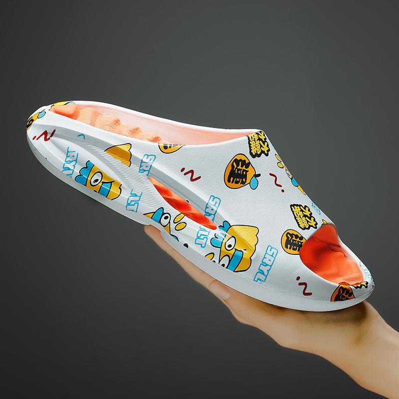 Sandales EVA Ultra -léger Tabouret Chaussures De Plage D'été Pour Hommes Maison Antidérapante, Traînant Loisirs De Plein Air Massage Pantoufles De Sable Pour Femmes