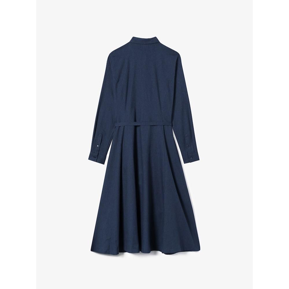 LacoSte Women S Flannel Woven Long dreSS Ef896e 54n Hde q2nEf896e 54nHde