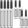 8-Piece Stainless Steel Kitchen Grater Set with Non-Slip Handle, Multi-Function for Vegetables, Cheese, Lemon Zester and Shredder
